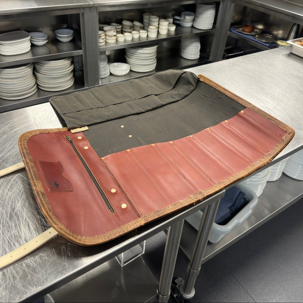 Heritage Roll laid out in kitchen