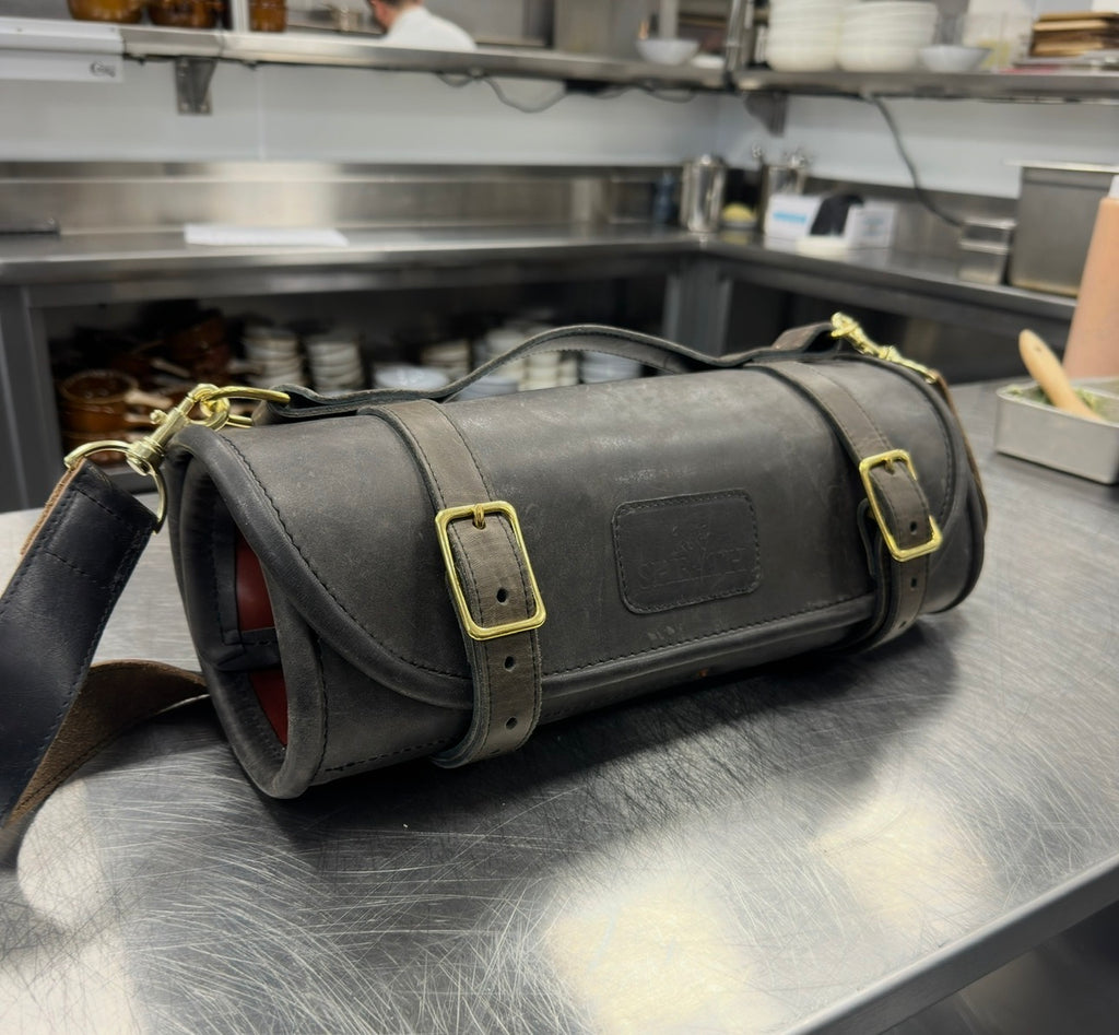 Gray Heritage Roll on kitchen counter
